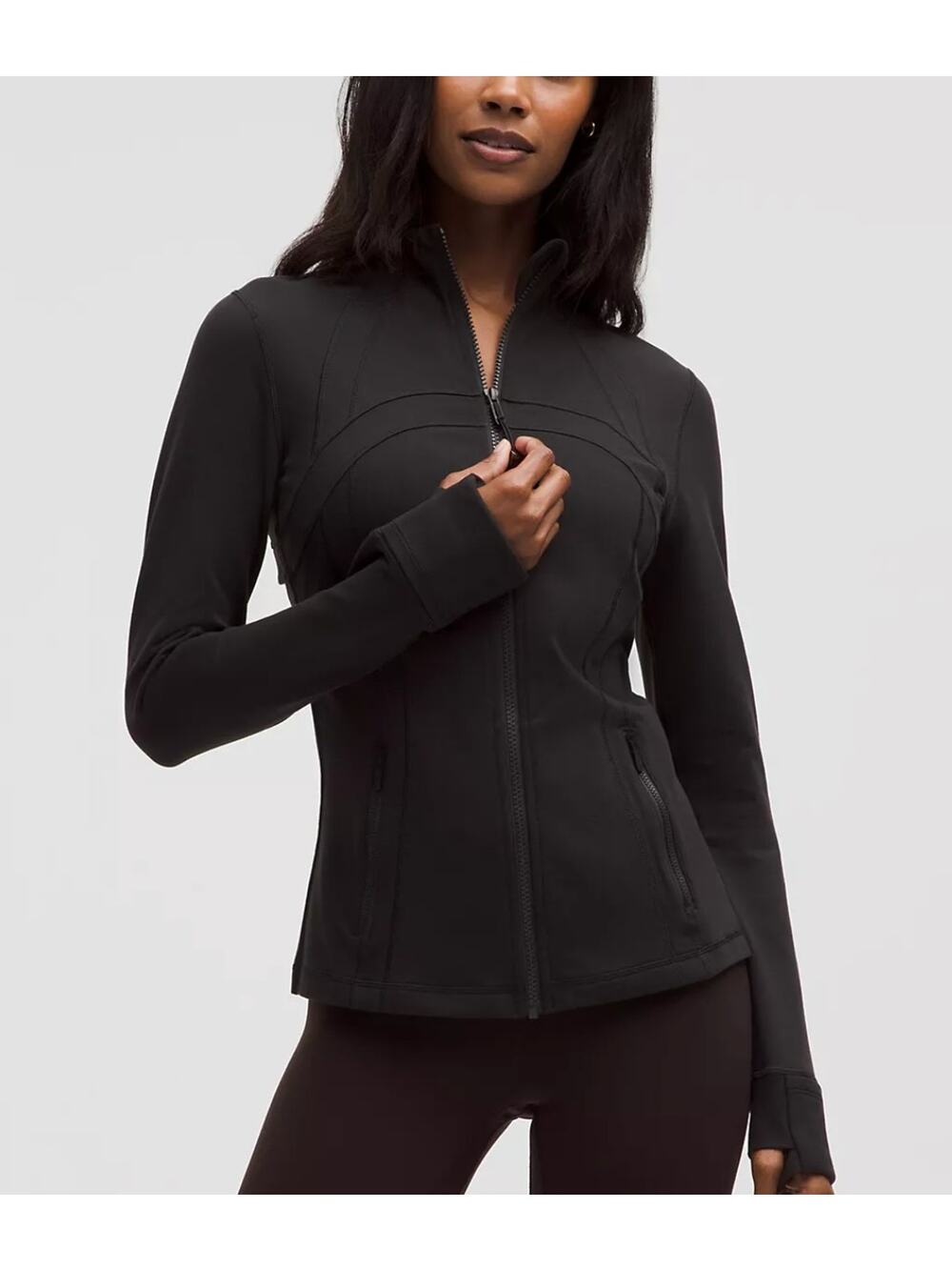 Lululemon Womens Define Jacket Luon Black Size 10 NWT Athletic Slim Fit Stretchy